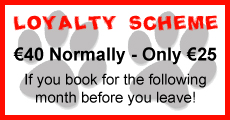 Loyalty Scheme available at All Breeds Dog Grooming Centre