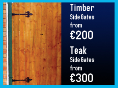 Timber and Teak Gates available at great prices