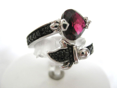 Ruby and Silver Ring