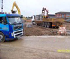 Lorry on Construction Site